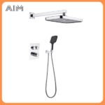 Colonne de douche encastré carré à 2 fonctions