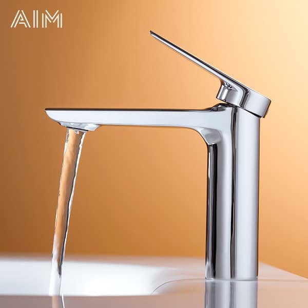 Mitigeur lavabo chromé