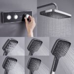 Kit de douche encastré avec eau chaude et froide – Image 4