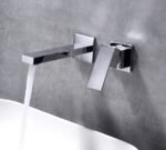 Mitigeur Bain Mural Carré Chrome – Image 2