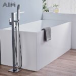 Mitigeur Baignoire Îlot Carré avec Douchette