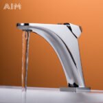 Mitigeur Lavabo Dauphin à Un Seul Trou pour Salles de Bain Modernes