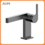 Mitigeur Lavabo Carré Moderne avec Poignée Latérale – Image 3