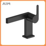 Mitigeur Lavabo Carré Moderne avec Poignée Latérale – Image 4