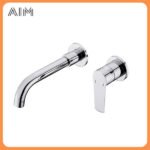 Mitigeur Lavabo Mural Rond à 2 Trous – Image 3