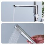 Mitigeur Baignoire Îlot Rond sur Pied – Image 2