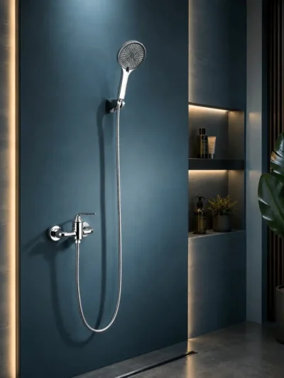 Ensemble de Douche Mural Fancell CELESTIA — finition chrome