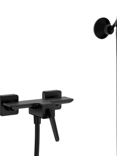Ensemble de Douche Complet Fancell LISBORA — finition noir mat