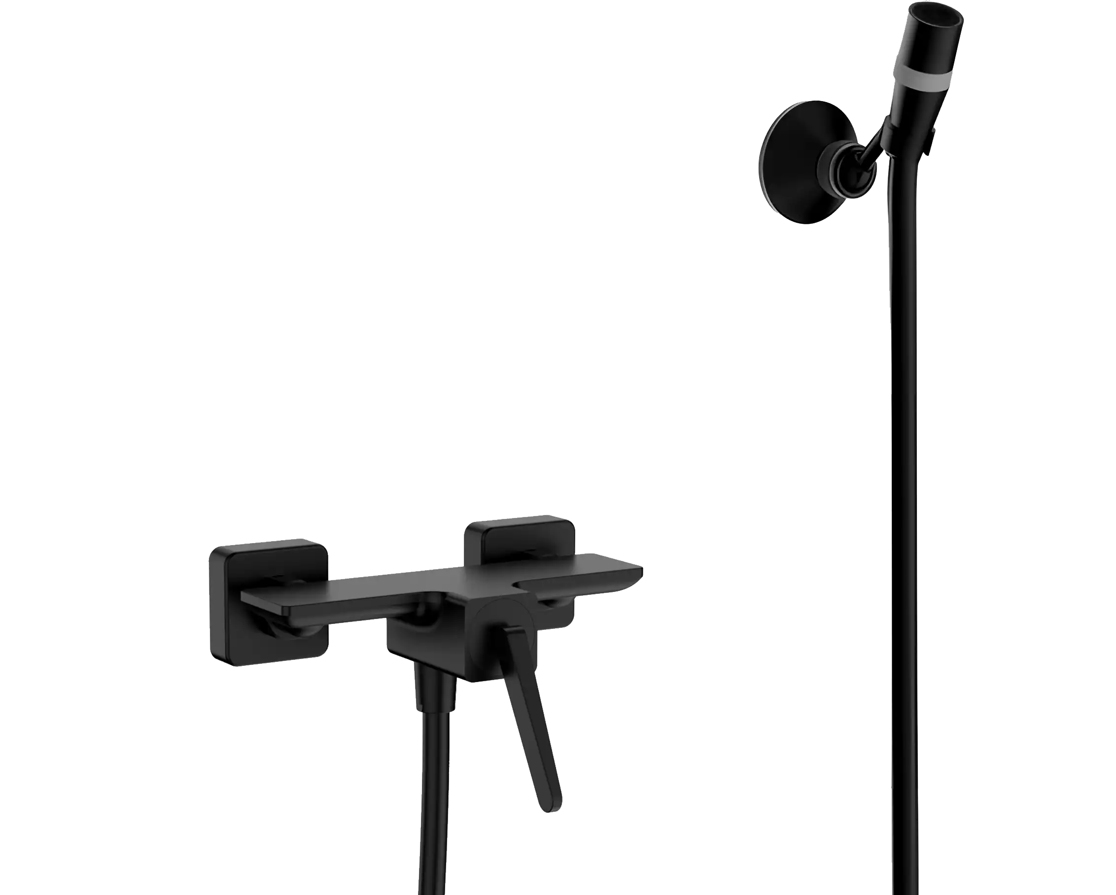 Ensemble de Douche Complet Fancell LISBORA — finition noir mat