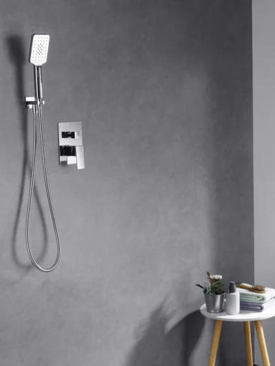 Ensemble de Douche Encastré 2 Fonctions Fancell MODULA — finition chrome