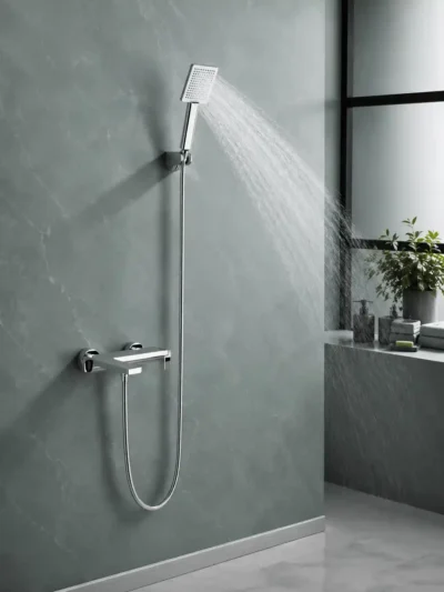 Mitigeur Baignoire / Douche Mural Démarrage Froid Fancell TÉRON — finition chrome