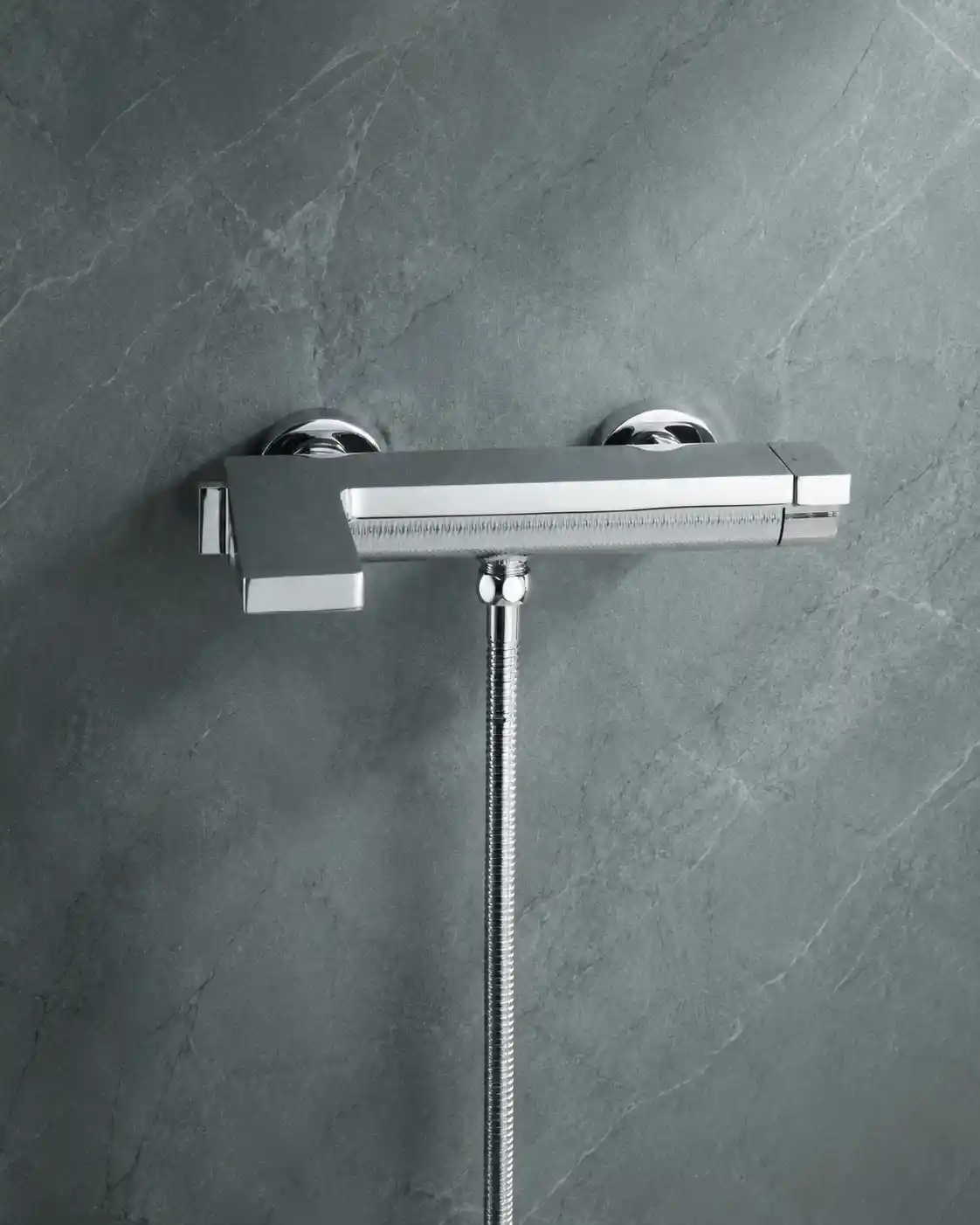 Mitigeur Baignoire / Douche Mural Démarrage Froid Fancell TÉRON — finition chrome