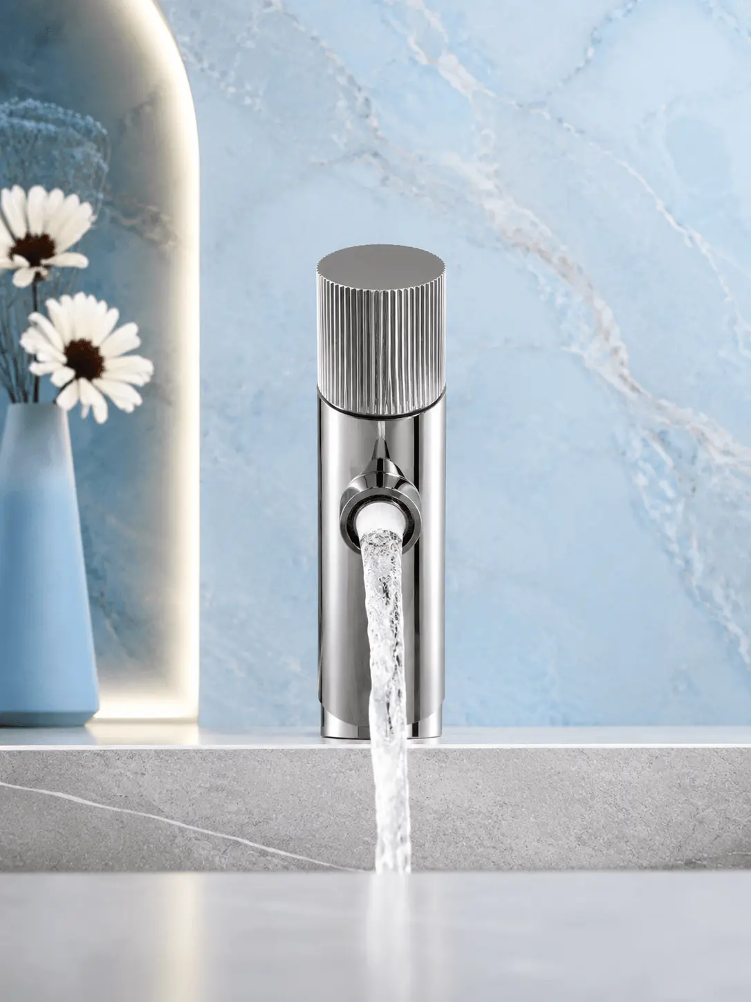 Robinet de Lavabo à Poser Fancell ARIA — finition chrome