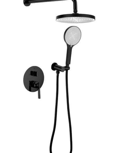 Mitigeur de Douche Encastré Double Commande Fancell TÉRON — finition noir mat