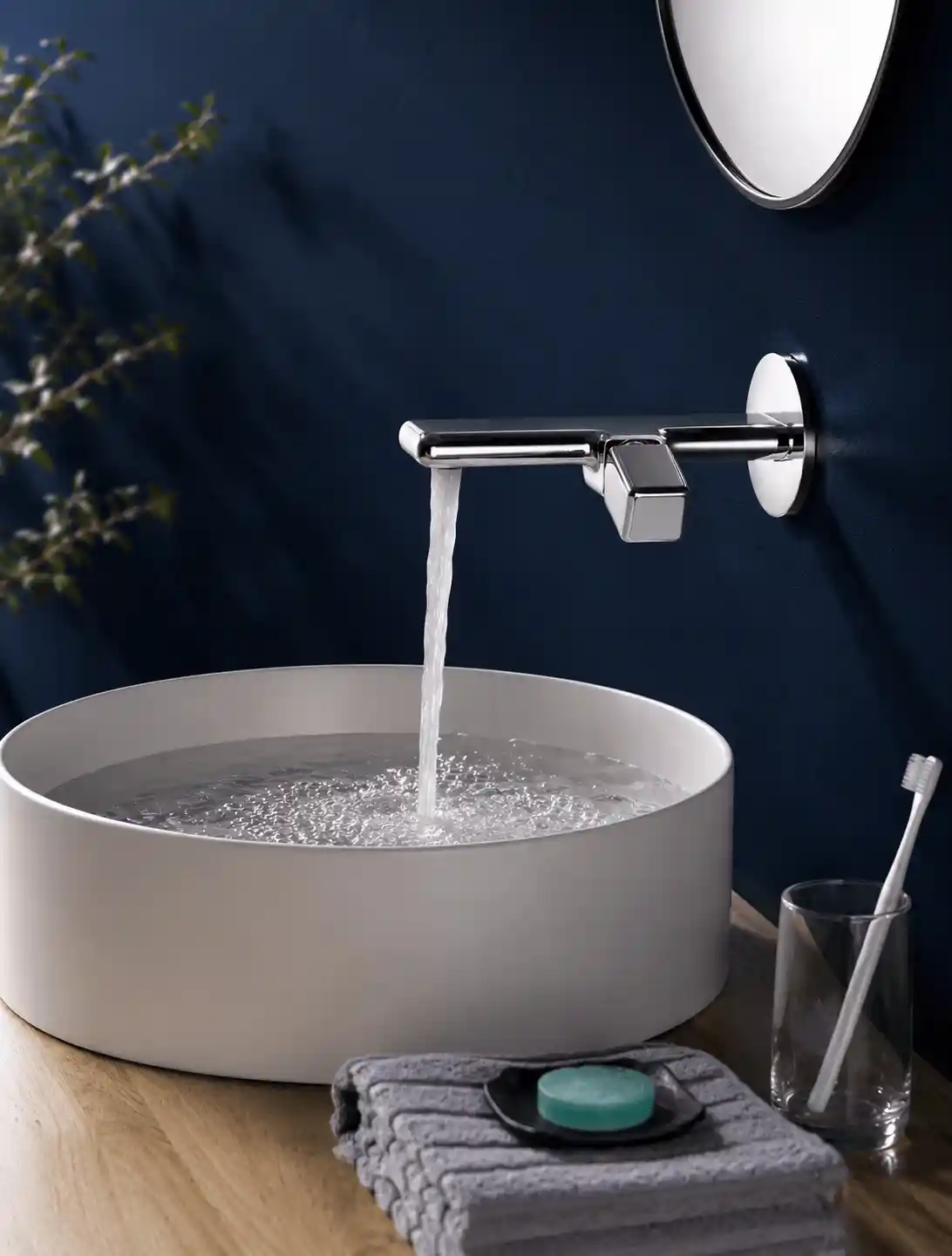 Mitigeur de Lavabo Encastré Ouverture Latérale Fancell PRAGA — finition chrome