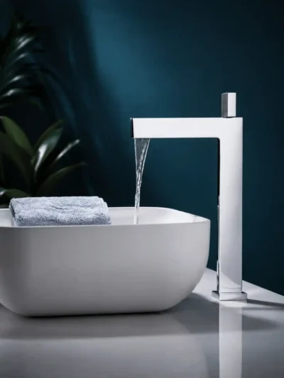 Mitigeur Lavabo Surélevé avec Tirette Fancell TÉRON — finition chrome