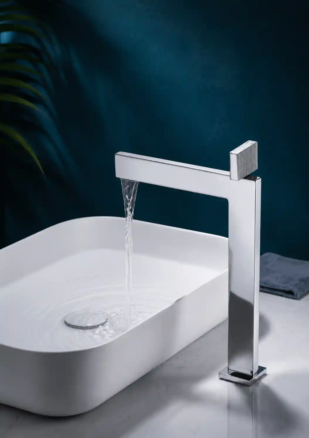 Mitigeur Lavabo Surélevé avec Tirette Fancell TÉRON — finition chrome