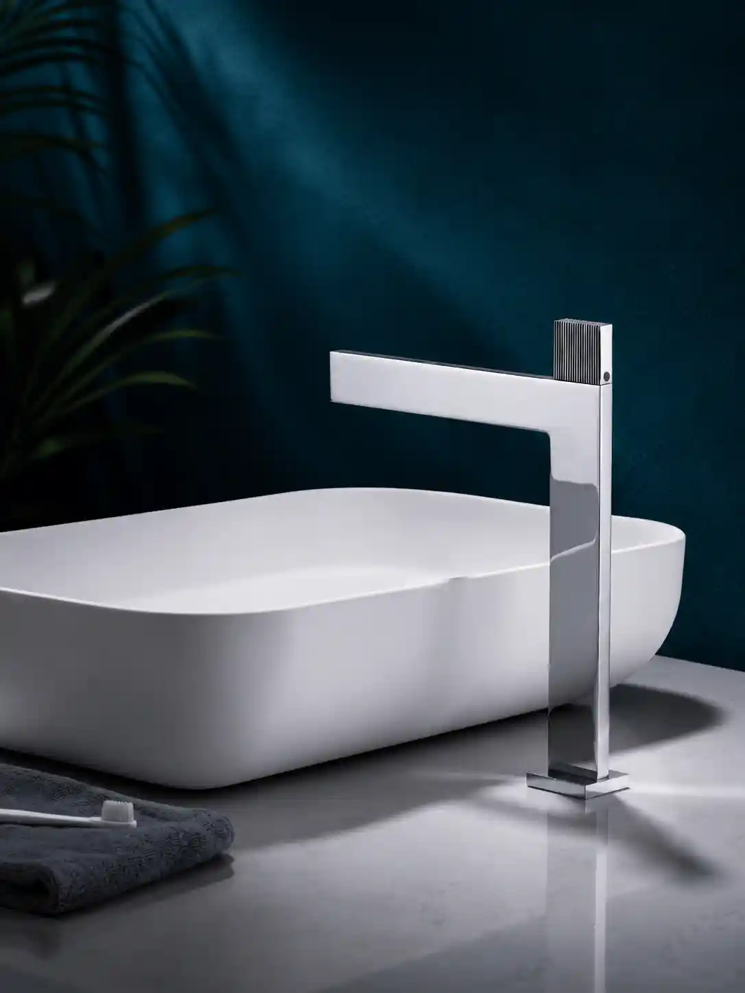 Mitigeur Lavabo Surélevé avec Tirette Fancell TÉRON — finition chrome