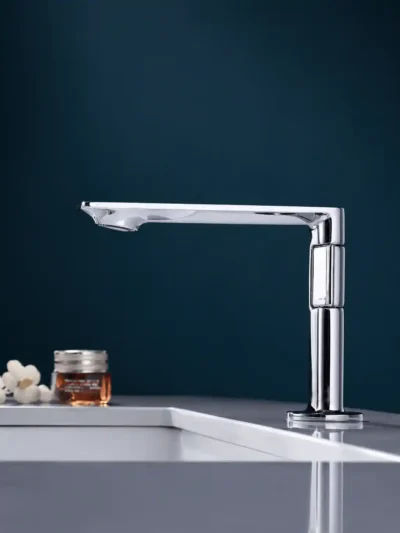Mitigeur de Lavabo Court Fancell SKELIO — finition chrome