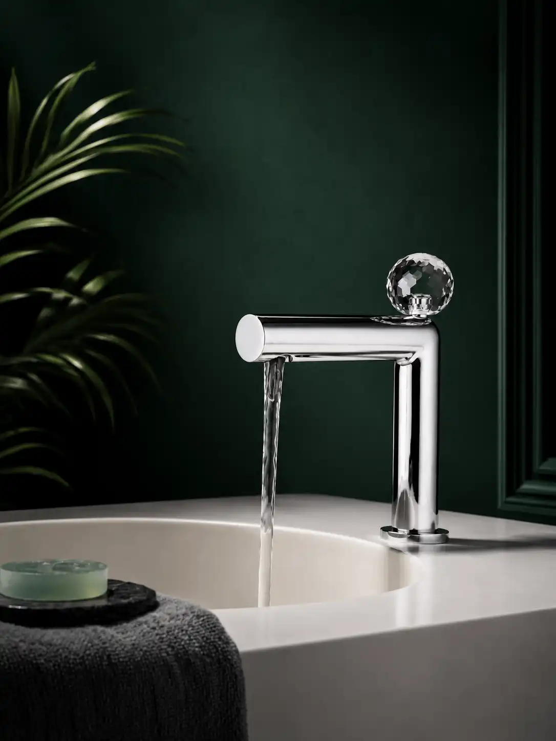 Robinet de Lavabo à Poser Fancell CRISTALLO — finition chrome