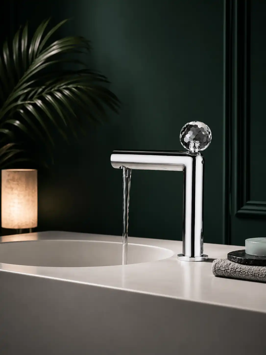 Robinet de Lavabo à Poser Fancell CRISTALLO — finition chrome