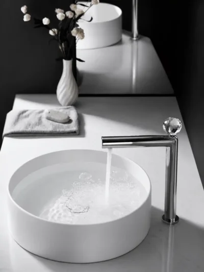 Robinet de Lavabo Haut Fancell CRISTALLO — finition chrome