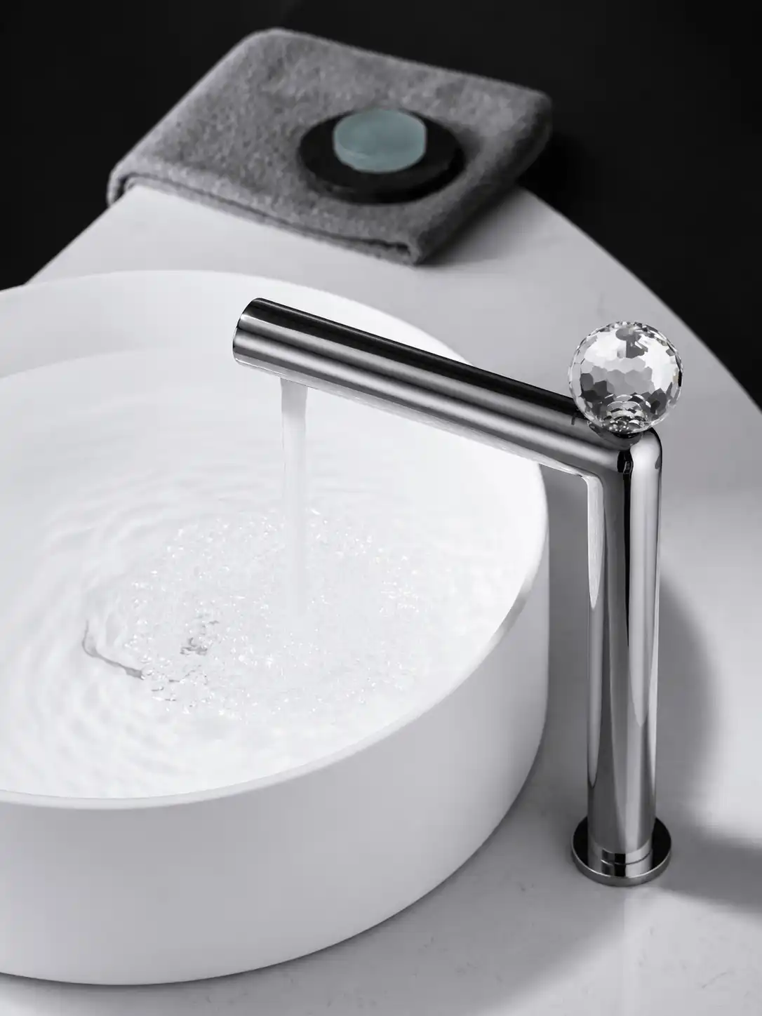 Robinet de Lavabo Haut Fancell CRISTALLO — finition chrome