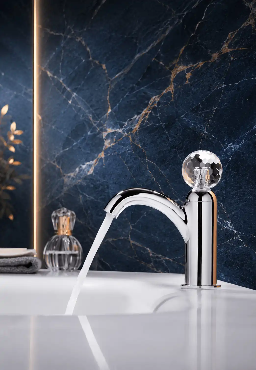 Robinet de Lavabo à Poser Fancell LUXA — finition chrome