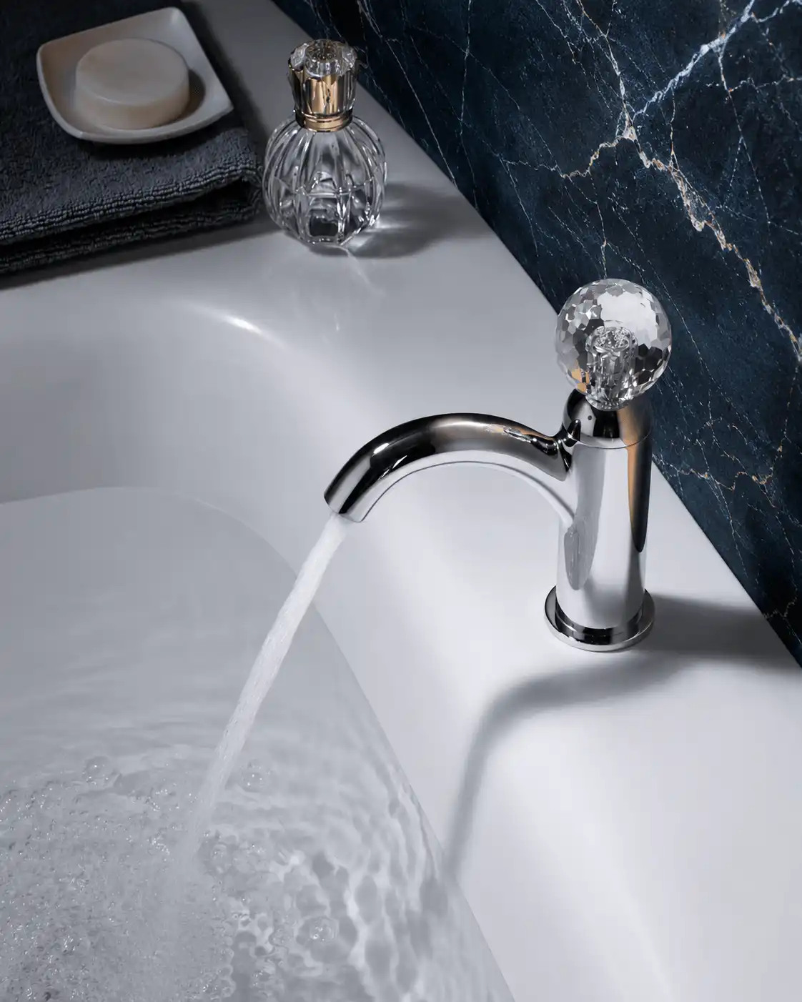 Robinet de Lavabo à Poser Fancell LUXA — finition chrome