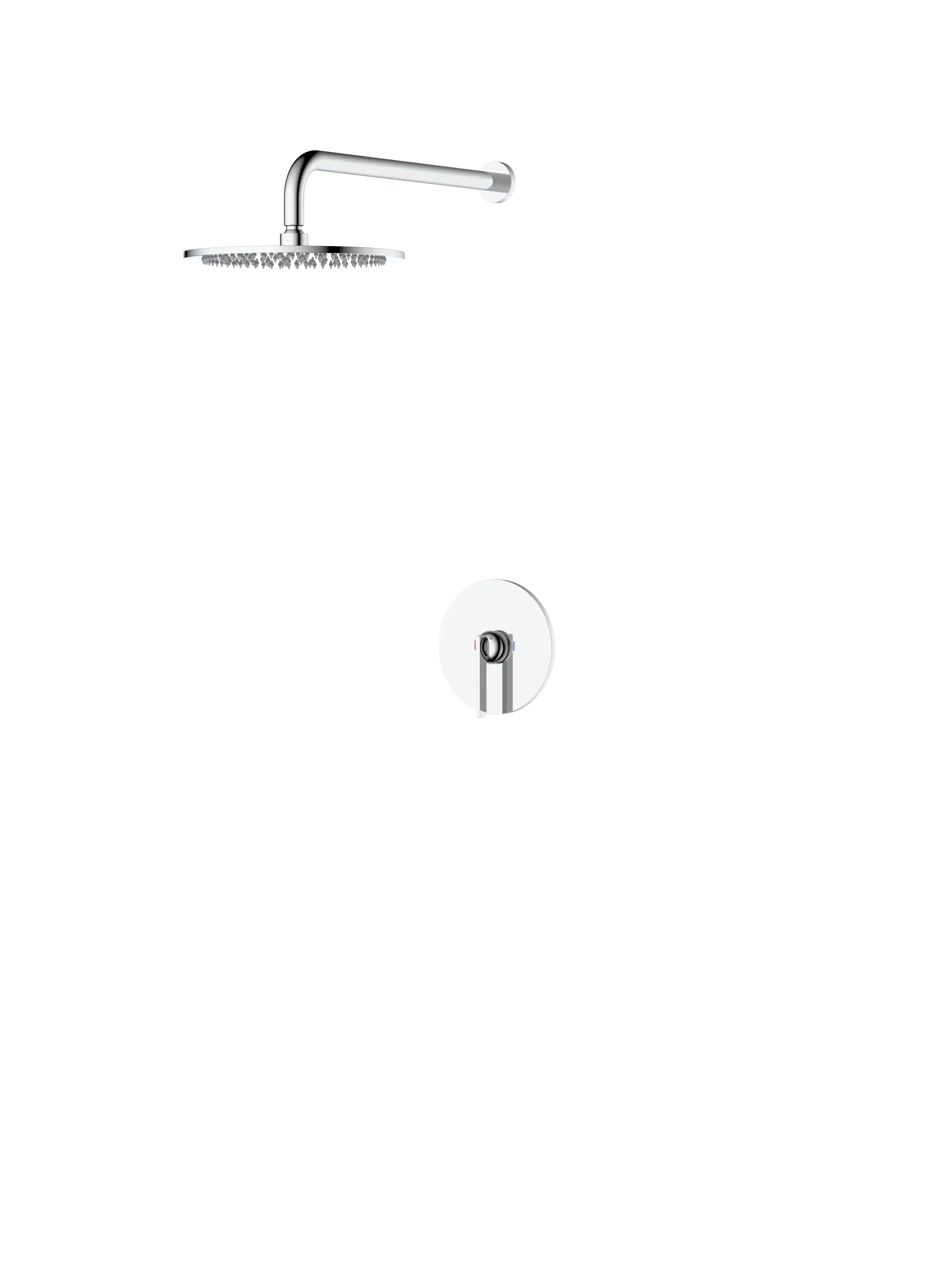 Colonne de Douche Encastrable laiton massif PVD Fancell TÉRON