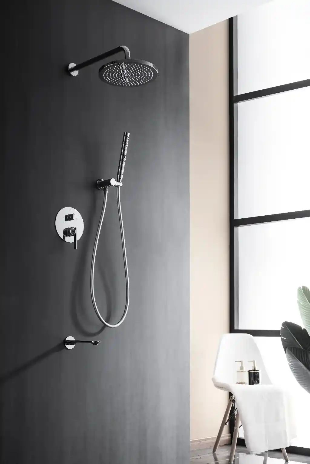 Colonne de Douche Encastrable laiton massif PVD Fancell TÉRON