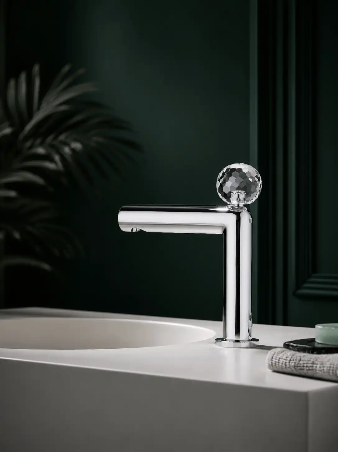 Lavabo Mitigeur laiton massif PVD Fancell CRISTALLO