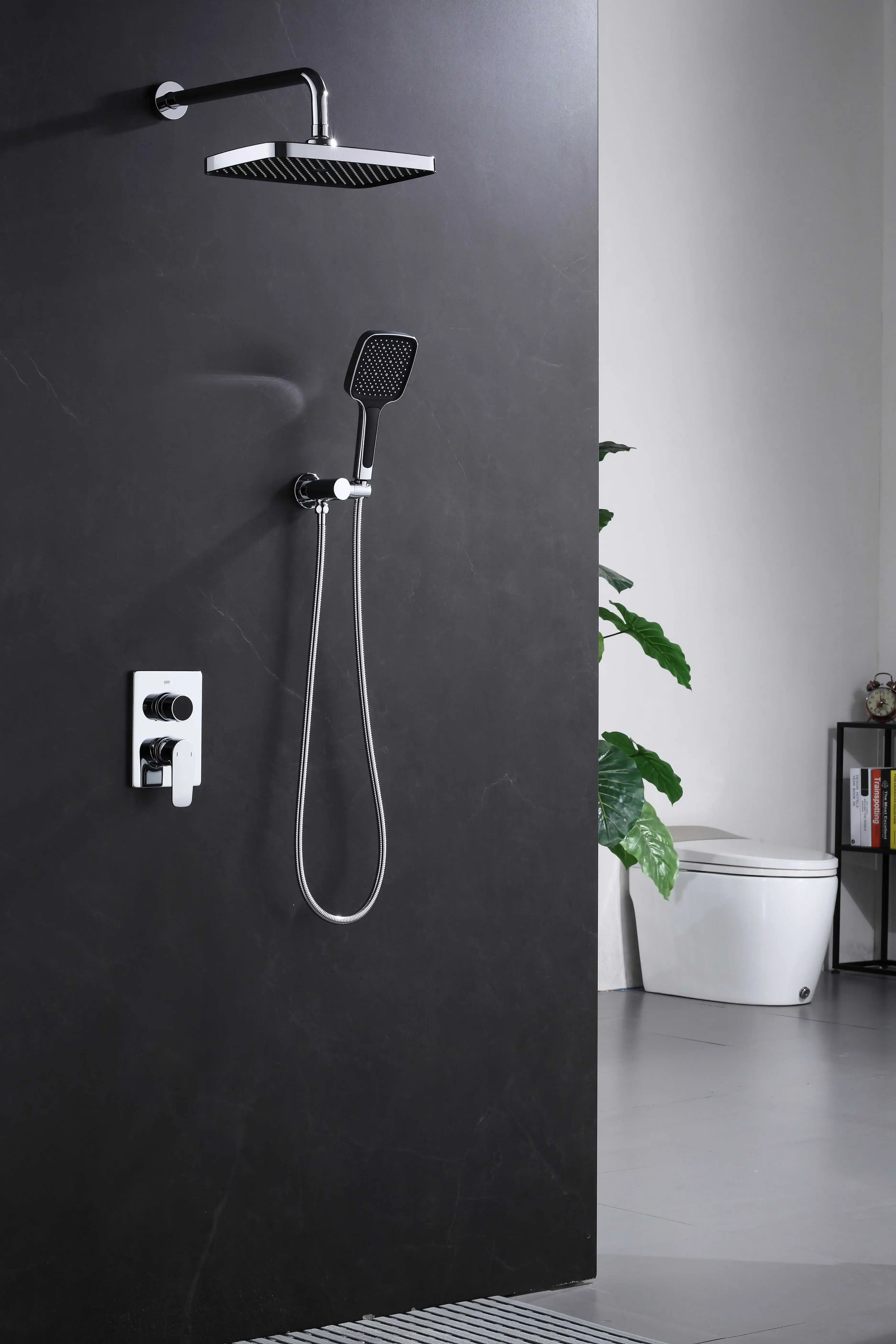 Colonne de Douche Encastrable laiton massif PVD Fancell MODULA